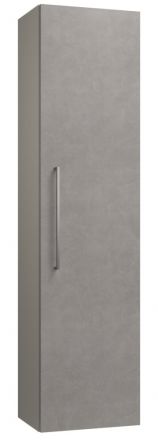 Badezimmer - Hochschrank Noida 43, Farbe: Beige / Grau – 138 x 35 x 25 cm (H x B x T)