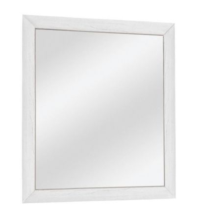 Spiegel Camprodon 17, Farbe: Eiche Weiß - 70 x 65 x 2 cm (H x B x T)