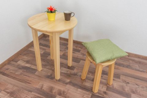 Holztisch rund 60 cm