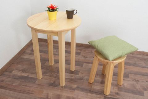 Tisch rund Holz
