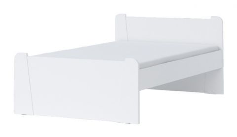 Einzelbett / Gästebett 04, Farbe: Weiß - Liegefläche: 120 x 200 cm (B x L)
