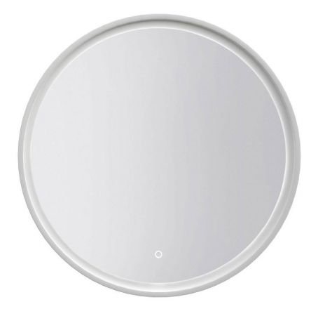 Spiegel Dhule 13, Farbe: Weiß – 80 x 80 cm (H x B)