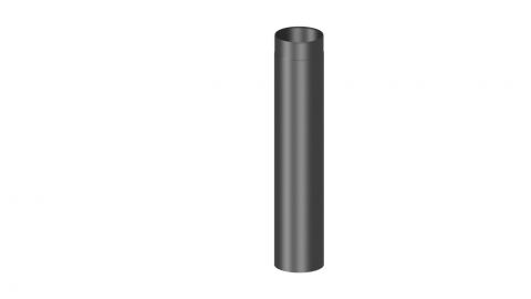 Rauchrohr Länge 1000 mm - Durchmesser: 120 mm, Farbe: Grau
