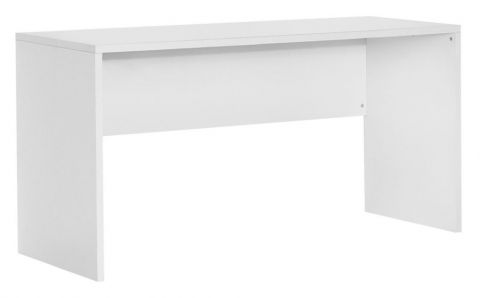 Schreibtisch Burgos 09, Farbe: Weiß - Abmessungen: 75 x 145 x 57 cm (H x B x T)