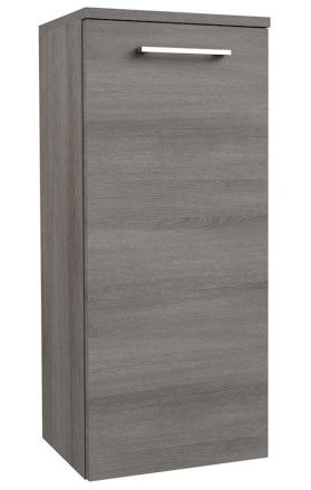Badezimmer - Seitenschrank Rajkot 97, Farbe: Esche Grau – 80 x 35 x 28 cm (H x B x T)