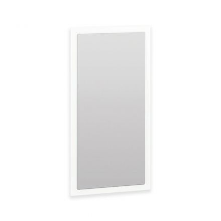 Spiegel Xalapa 07, Farbe: Weiß - Abmessungen: 92 x 46 x 2 cm (H x B x T)