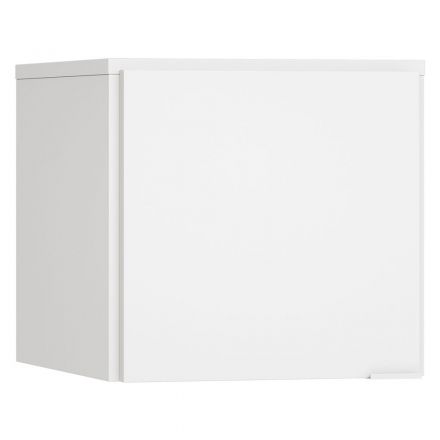 Aufsatz für eintürigen Kleiderschrank Invernada, Farbe: Weiß - Abmessungen: 45 x 47 x 57 cm (H x B x T)