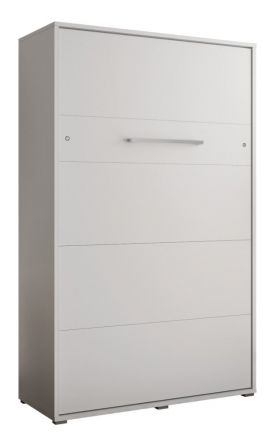 Schrankbett Namsan 02 vertikal, Farbe: Weiß matt - Liegefläche: 120 x 200 cm (B x L)