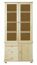 Vitrine, Kiefer Massivholz, Farbe: Natur, Breite: 84 cm