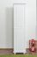 Kleiderschrank Kiefer Vollholz massiv weiß lackiert 003 - Abmessung 190 x 47 x 60 cm (H x B x T)