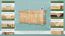 Dielenschrank niedrig, Kommode, Flurschrank, 182 cm breit