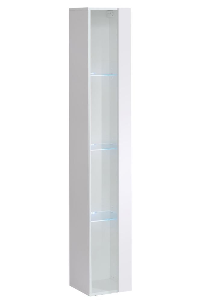 Moderne Hängevitrine Fardalen 13, Farbe: Weiß
