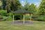 Quadratischer Pavillon SET AKTION mit grünen Schindeln, Farbe: Natur KDI, Grundfläche 5,8 m²