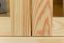 Vitrinenschrank, Kiefer Massivholz, Farbe: Natur