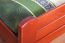 Doppelbett "Easy Premium Line" K7 inkl.1 Abdeckblende, 160 x 200 cm Buche Vollholz massiv Kirschfarben lackiert