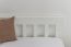 Holzbett 180 x 200 cm Kiefer massiv Weiß mit Lattenrost