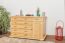 Sideboard mit 6 Schubladen, Farbe: Natur, Breite: 139 cm - Küchenschrank, Anrichte, Sideboard