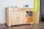 Sideboard mit 3 Schubladen, Farbe: Natur, Breite: 139 cm - Küchenschrank, Anrichte, Sideboard