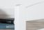 Stockbett für Erwachsene "Easy Premium Line" K13/n inkl. 2 Schubladen und 2 Abdeckblenden, Kopf- und Fußteil gerundet, Buche Vollholz massiv Weiß - 90 x 200 cm (B x L), teilbar