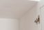 Kleiderschrank Kiefer Vollholz massiv weiß lackiert 011 - Abmessung 190 x 80 x 60 cm (H x B x T)