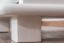 Kleiderschrank Kiefer Vollholz massiv weiß lackiert 003 - Abmessung 190 x 47 x 60 cm (H x B x T)