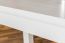 Tisch Kiefer massiv Vollholz weiß lackiert Junco 226B (eckig) - Abmessung 50 x 90 cm