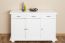 Sideboard mit 3 Schubladen, Farbe: Weiß, Breite: 139 cm - Küchenschrank, Anrichte, Sideboard