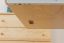 Schreibtisch Kiefer massiv Vollholz natur Junco 189 - Abmessung 75 x 110 x 55 cm (H x B x T)