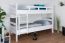 Etagenbett für Erwachsene "Easy Premium Line" K3/n, Buche Vollholz massiv weiß lackiert, teilbar - Liegefläche: 90 x 190 cm
