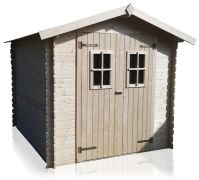Gartenhaus Linz 2 - 2,26 x 2,28 Meter aus 19 mm Blockbohlen
