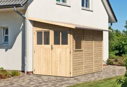 Gartenhaus naturbelassen, Grundfläche: 4,9m²