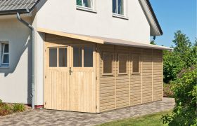 Gartenhaus naturbelassen, Grundfläche: 8m²