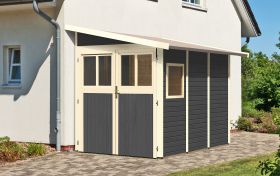 Gartenhaus terragrau, Grundfläche: 4,9m²