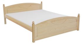 Kinderbett / Jugendbett Kiefer massiv Vollholz natur 81, inkl. Lattenrost - Abmessung 140 x 200 cm