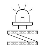 LED-Beleuchtung | Weiß | 5 x 20 x 3 cm