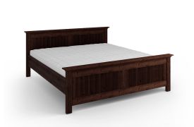 Doppelbett / Gästebett | aus massiv finnische Kiefer | Farbe: Tabacco | natürliche Maserung | Liegefläche: 180 x 200 cm | widerstandsfähig