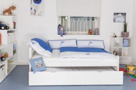Bett weiß 90x200