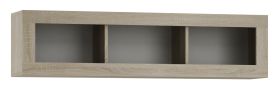 Hängeregal / Wandregal Lorengau 12, Farbe: Sonoma Eiche - Abmessungen: 35 x 130 x 27 cm (H x B x T)