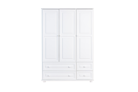 Schrank massiv weiss