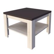 Couchtisch Aitape 20, Farbe: Sonoma Eiche dunkel / Sonoma Eiche hell - Abmessungen: 78 x 78 x 57 cm (B x T x H)