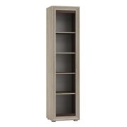 Regal Kundiawa 35, Farbe: Sonoma Eiche hell / Sonoma Eiche dunkel - Abmessungen: 200 x 40 x 40 cm (H x B x T)