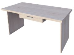 Schreibtisch Garut 04, Farbe: Sonoma Eiche - Abmessungen: 76 x 160 x 68 cm (H x B x T)