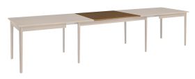 Tischverlängerung | Tischeinsätze | 2 Stück Tischplatten | je 52,5 x 90 cm | Eiche Karamell | optional für Esstisch ausziehbar Inginele 07 | Gesamtmaß des Tisches mit 4 Einsätzen 370 x 90 x 75 cm