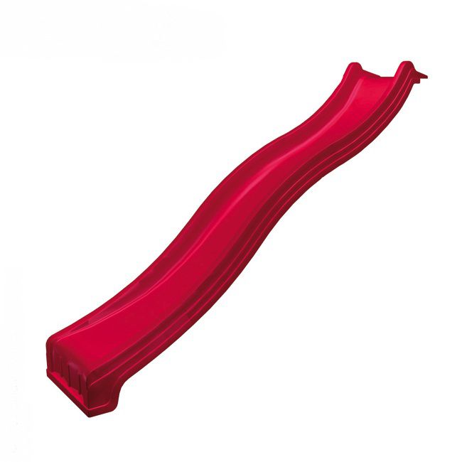 Rutsche mit Wasseranschluss - Länge 2,40 m - Farbe: Rot,  
