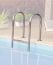 Garten Pool Modell 1 X SET, Farbe: Wassergrau Lasiert, Ø 432,5 cm, inkl. Leitern