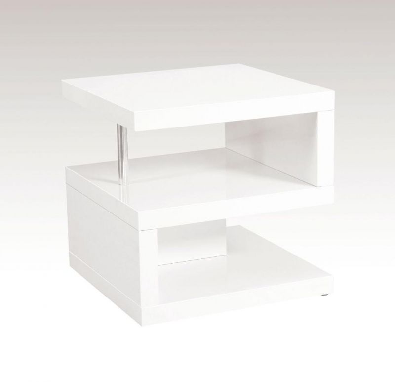Sofatisch Clubtisch Loungetisch Couchtisch Farbe: Weiß 50x50x50 cm