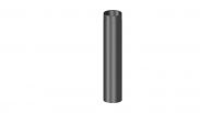 Rauchrohr Länge 1000 mm - Durchmesser: 120 mm, Farbe: Schwarz