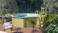 Pool Modell 1 X SET, Farbe: Natur KDI, Ø 432,5 cm, mit Leitern & Terrasse 