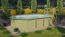 Pool aus Holz Modell 4 X SET, Farbe: Natur KDI, Ø 632,5, inkl. Leitern & Terrasse