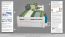 Einzelbett / Gästebett "Easy Premium Line" K4 inkl. 2 Schubladen und 1 Abdeckblende, 120 x 200 cm Buche Vollholz massiv weiß lackiert